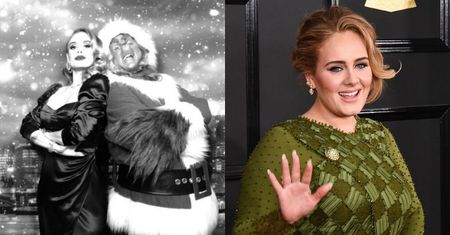 Coraz chudsza Adele pozdrawia fanów z Grinchem u boku. Fani w szoku: "Wyglądasz jak INNA OSOBA!"