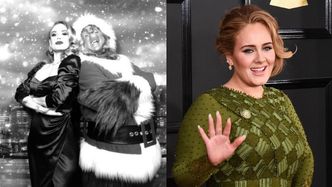 Coraz chudsza Adele pozdrawia fanów z Grinchem u boku. Fani w szoku: "Wyglądasz jak INNA OSOBA!"