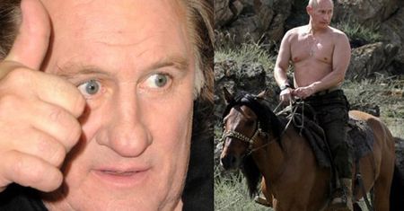 Depardieu: "Dla mnie Putin jest jak Jan Paweł II"