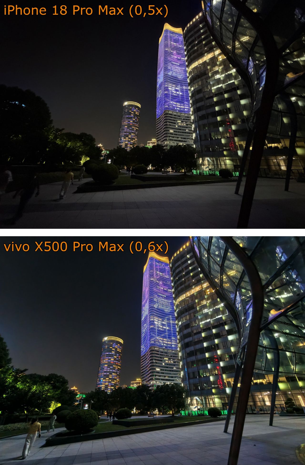 iPhone 18 Pro Max vs vivo X500 Pro Max