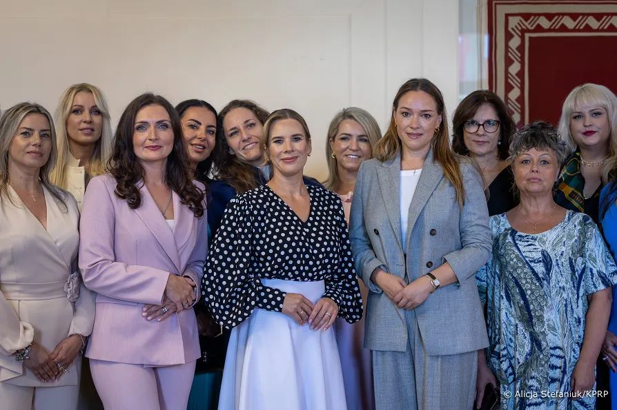Spotkanie Marty Nawrockiej z businesswomen z USA