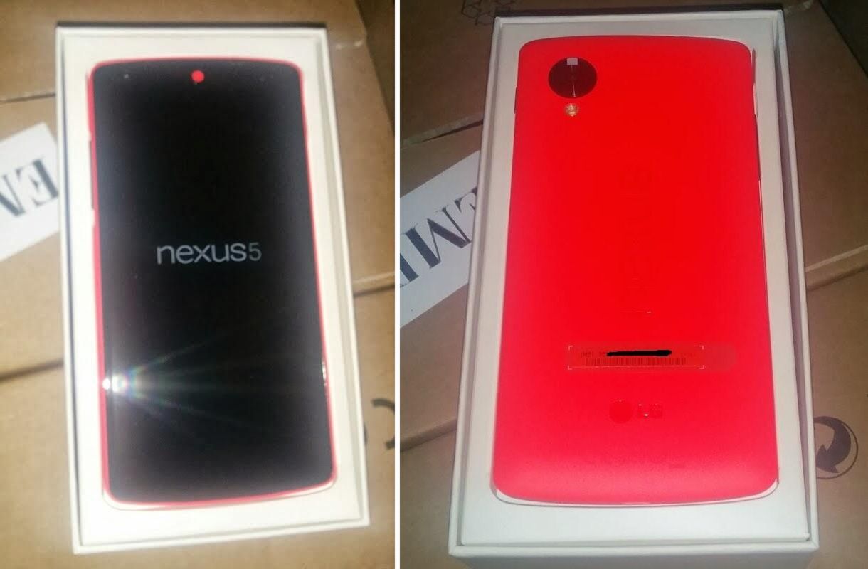 Czerwony Nexus 5