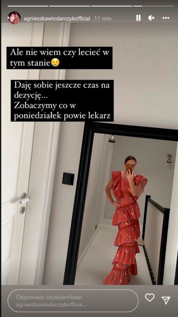 Agnieszka Włodarczyk po wypadku i operacji waha się co do wyjazdu na ślub brata na Sycylię