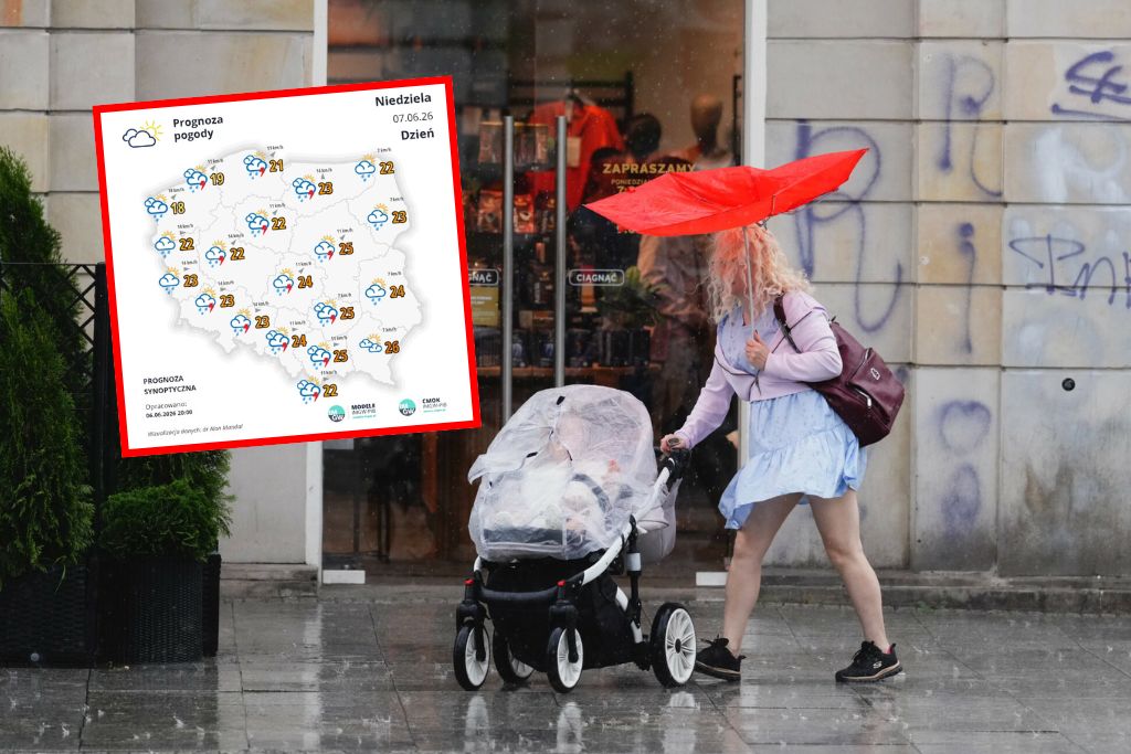 Szykuje się deszczowa niedziela. Niż Quella zamiesza w pogodzie