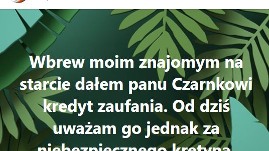 Wpis pracownika Komendy Głównej Straży Granicznej. 