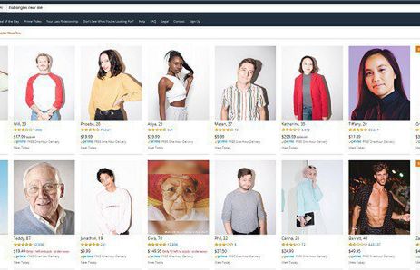 W fejkowej aplikacji Amazon Dating można "kupić" sobie randkę