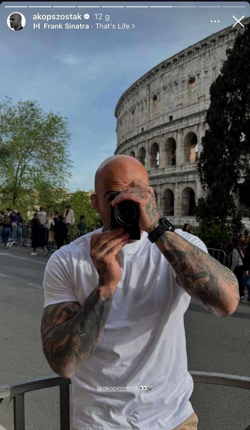 Akop Szostak z NOWĄ partnerką w Rzymie