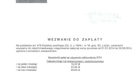 Uwaga na fałszywe wezwania do zapłaty!