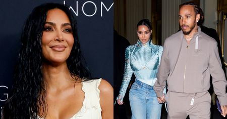 Kim Kardashian i Lewis Hamilton już nie kryją się z uczuciami. W drodze na randkę TRZYMALI SIĘ ZA RĘCE. Robi się coraz poważniej? (FOTO)