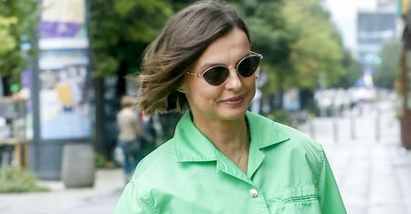 Katarzyna Sokołowska pod studiem "Dzień dobry TVN". Tak wygląda trzy tygodnie po porodzie