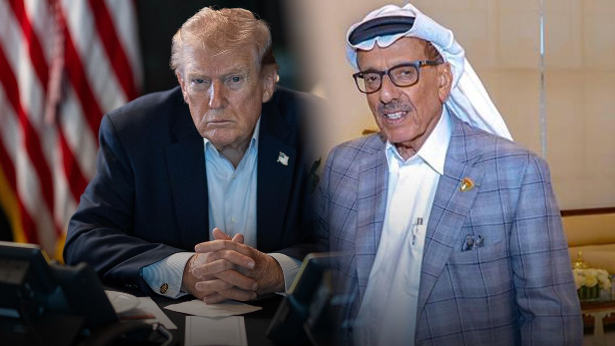 Donald Trump i emiracki szejk Khalaf Ahmad Al Habtoor