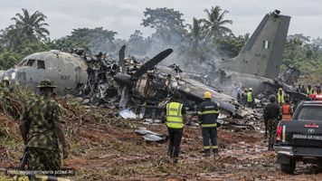 Katastrofa wojskowego samolotu w Nigerii. Zginęły 32 osoby