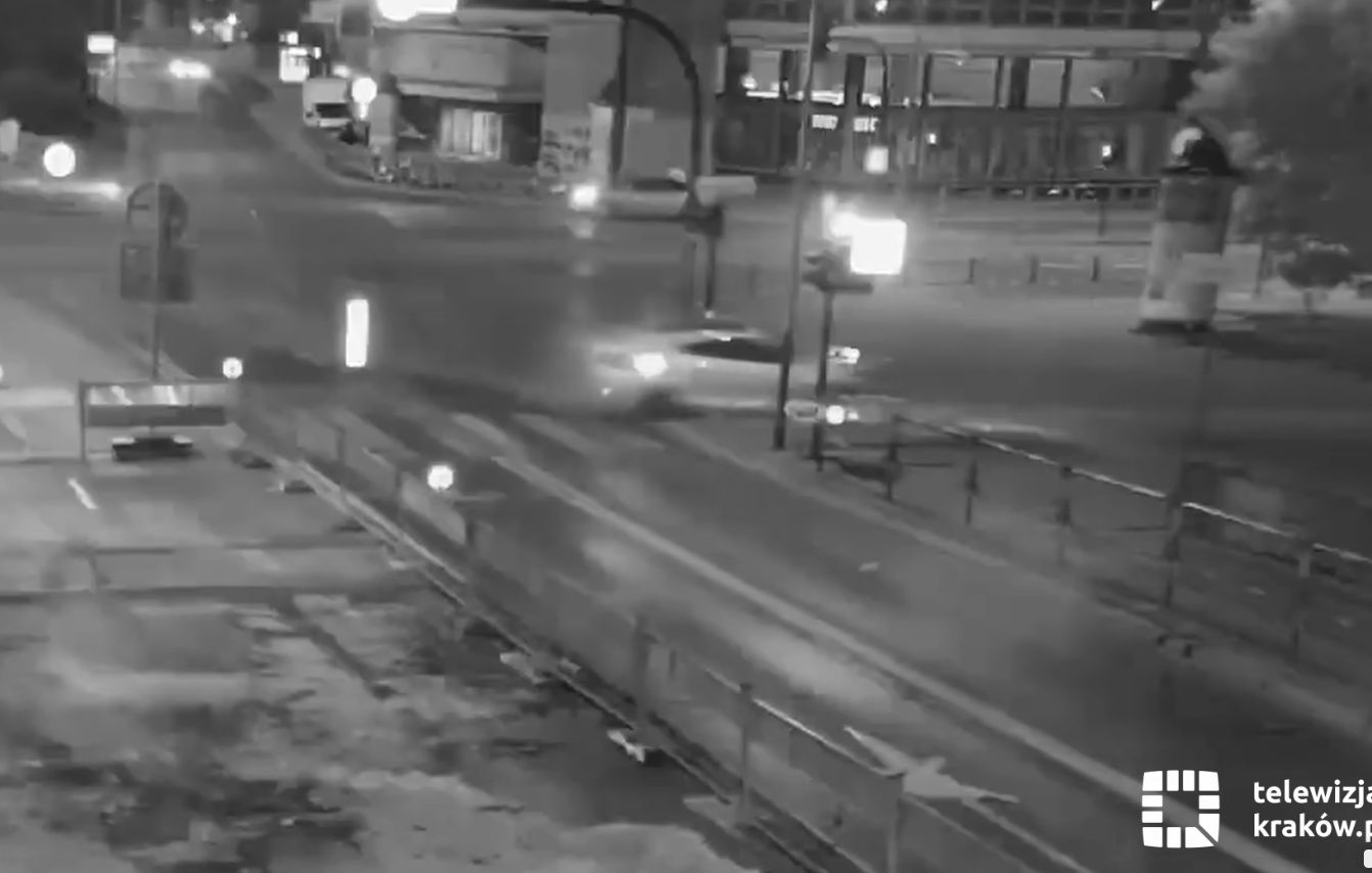 wypadek w Krakowie