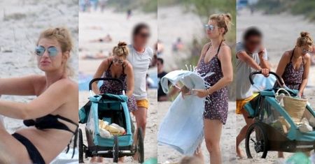 Dawno niewidziana Aleksandra Kisio wypoczywa z rodziną nad polskim morzem (ZDJĘCIA)