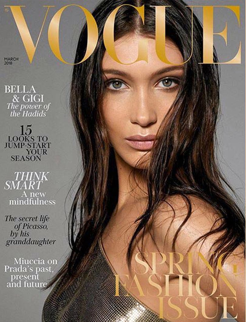 Bella Hadid na okładce VOGUE