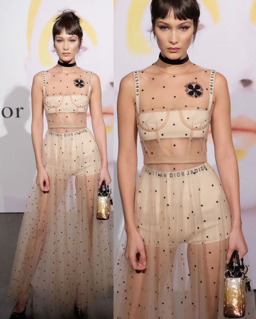 Bella Hadid w przezroczystej sukience. Udana stylizacja?