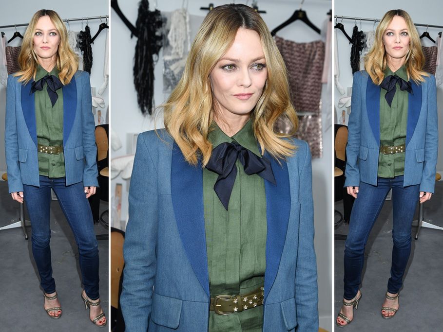 LOOK OF THE DAY: Vanessa Paradis w stylu lat 70.