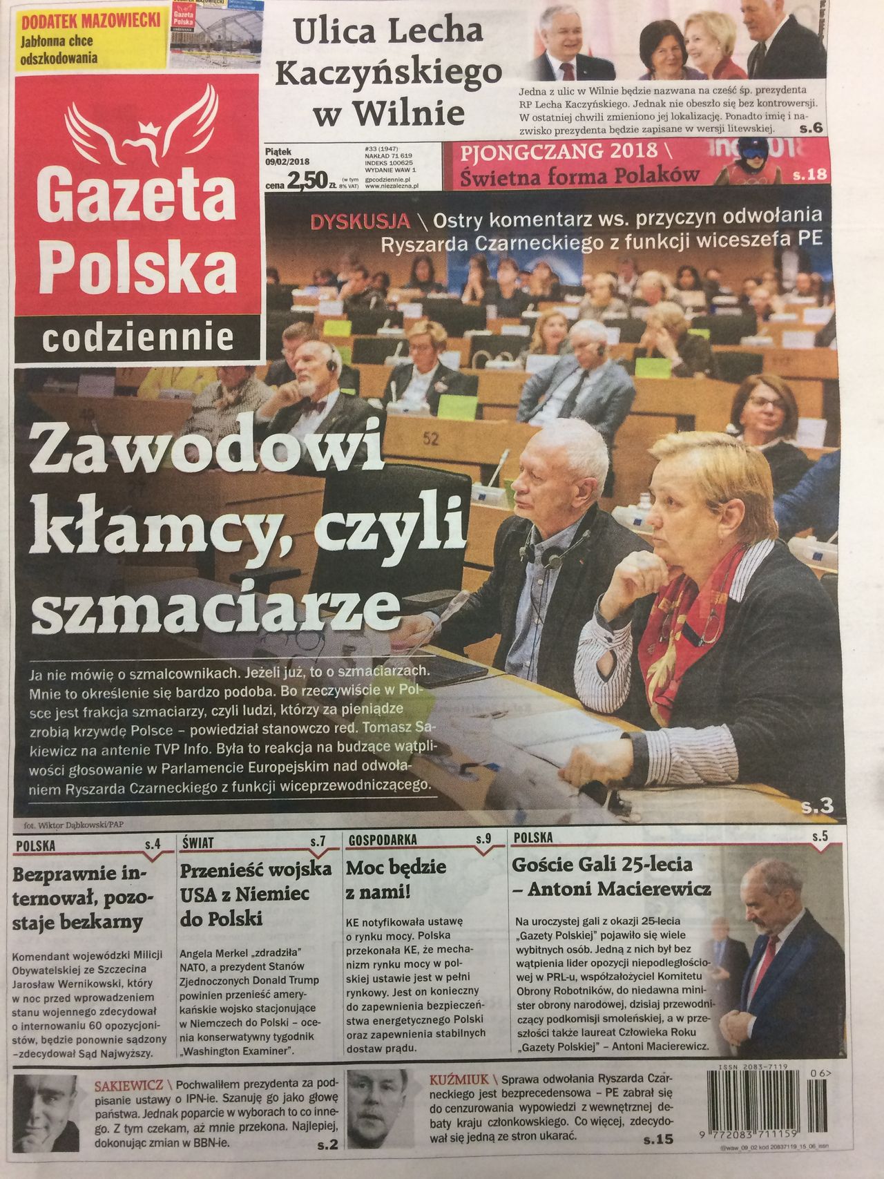 Jest reakcja na okładkę "GPC". "Najpierw przyjrzą się jej prawnicy, a potem może kroki prawne"