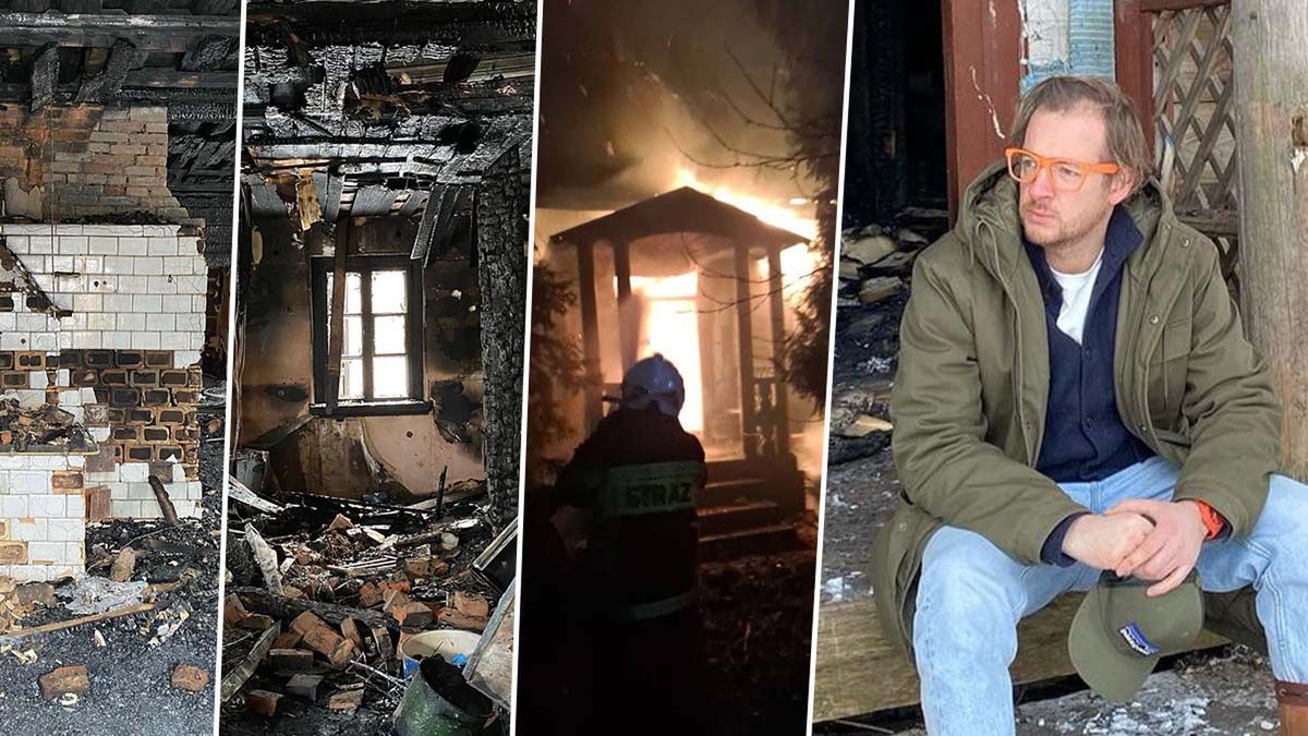 Tadeusz Müller pokazał zdjęcia ze spalonego domu