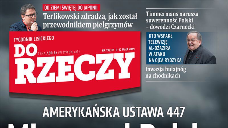 Tygodnik "Do Rzeczy" pisze o sprawie reparacji za II Wojnę Światową