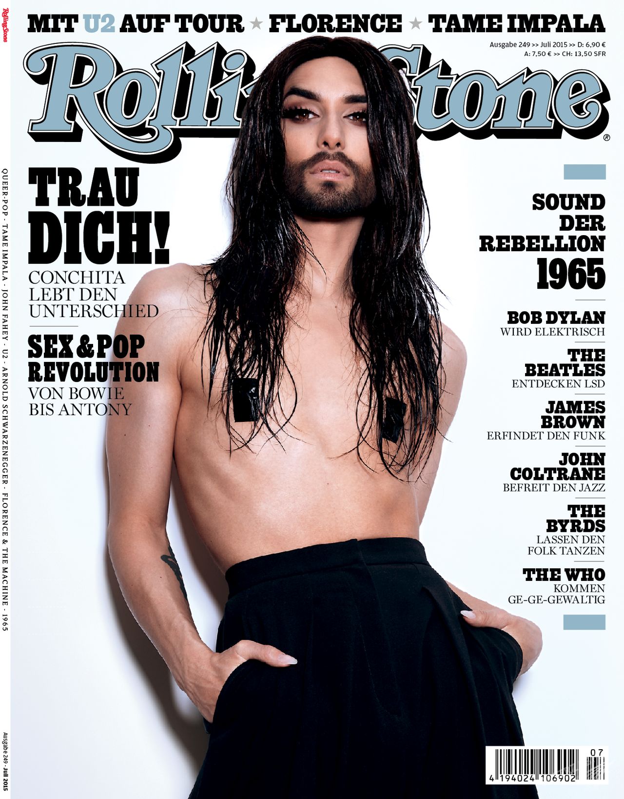 Conchita Wurst na okładce Rolling Stone edycja niemiecka