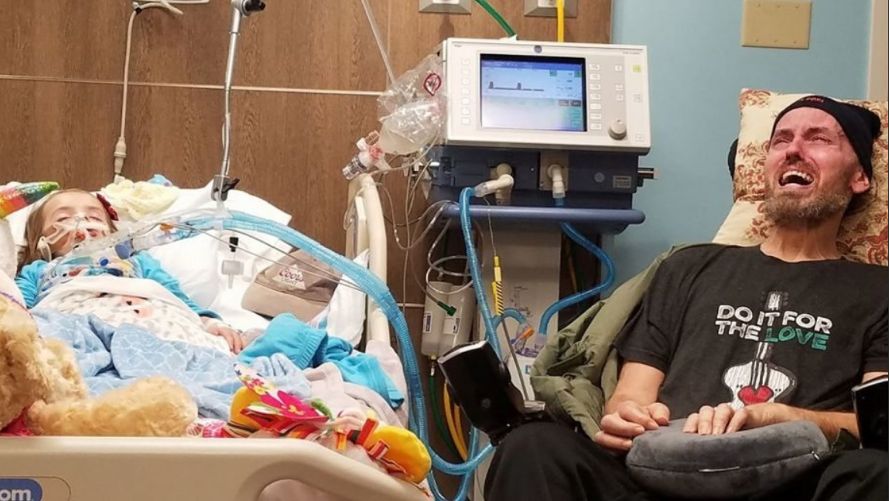 Mała Braylynn i jej dziadek - ona nie żyje, jemu zostało najwyżej kilka miesięcy