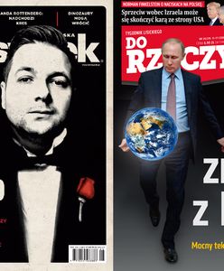 Patryk Jaki w roli szefa mafii. Okładki tygodników