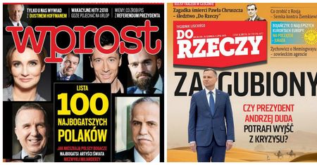 Zagubiony Duda i lista 100 najbogatszych Polaków. Okładki tygodników