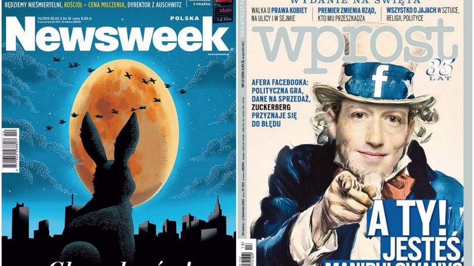 Tylko ilustracja okładkowa "Wprost" nie nawiązuje do Wielkanocy