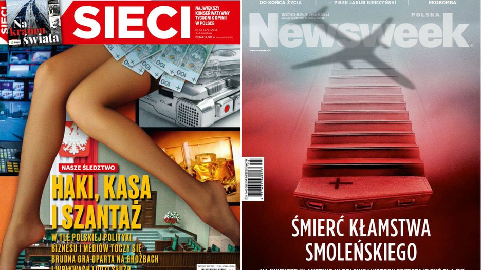 Tak wyglądają okładki tygodników, które we wtorek trafią do kiosków