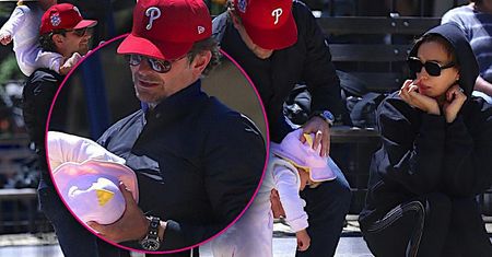 Pierwsze takie zdjęcia! Przystojny Bradley Cooper bawi się ze swoją roczną córeczką! A razem z nimi śliczna Irina Shayk!