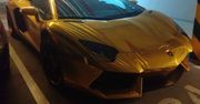Złote Lamborghini wróciło do Polski. Już jeździ