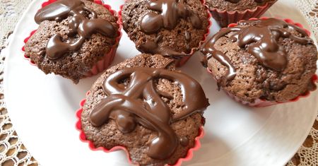 Muffiny w kształcie serca
