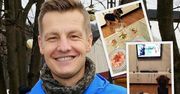 Rafał Mroczek pokazał jak mieszka. W jego wnętrzach dominuje szkło, biel i... gadżety dla psów!