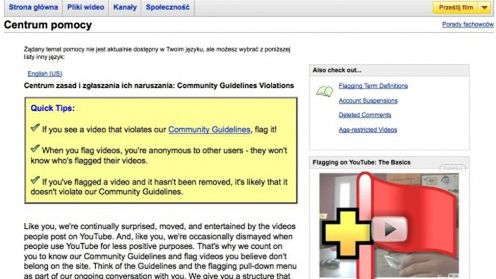 "Centrum Bezpieczeństwa" w serwisie YouTube 1