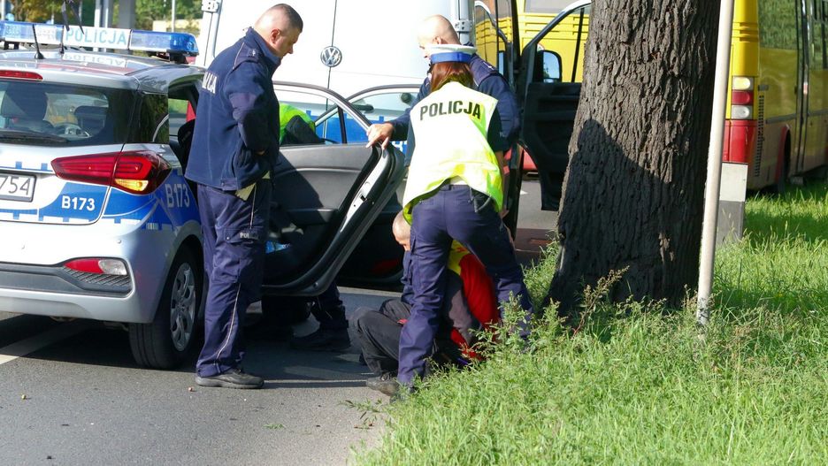 Poszukiwany z autobusu trafił do radiowozu