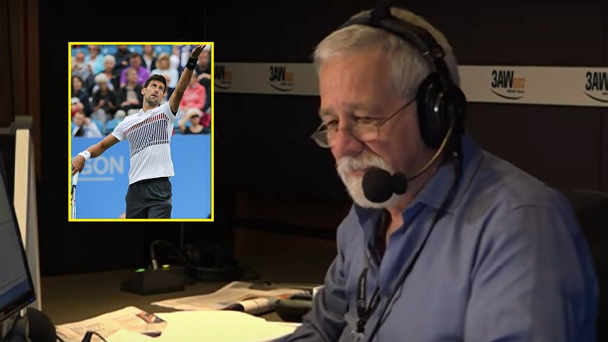Neil Mitchell zaatakował publicznie Novaka Djokovicia