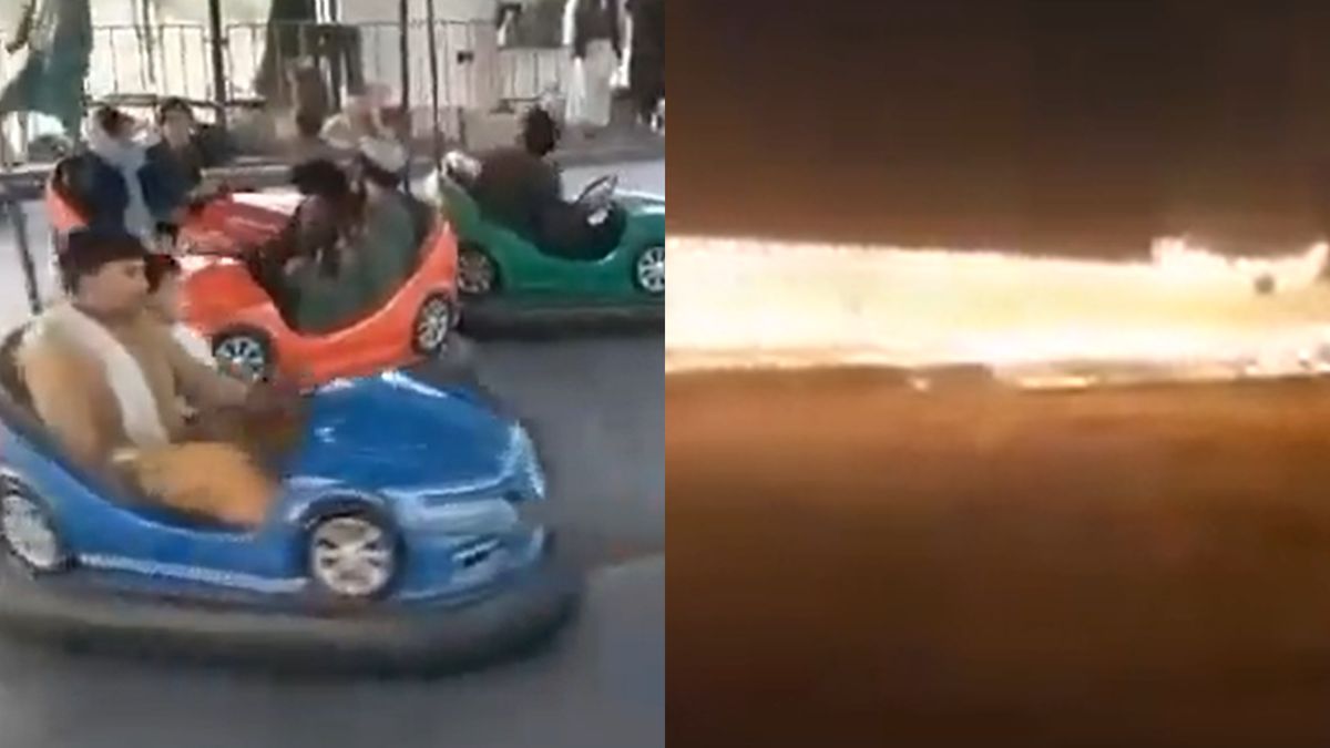 Spłonął park rozrywki, w którym niedawno bawili się talibowie 