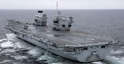 Lotniskowiec HMS Queen Elizabeth na Bałtyku. Wielka Brytania wysyła swój największy okręt