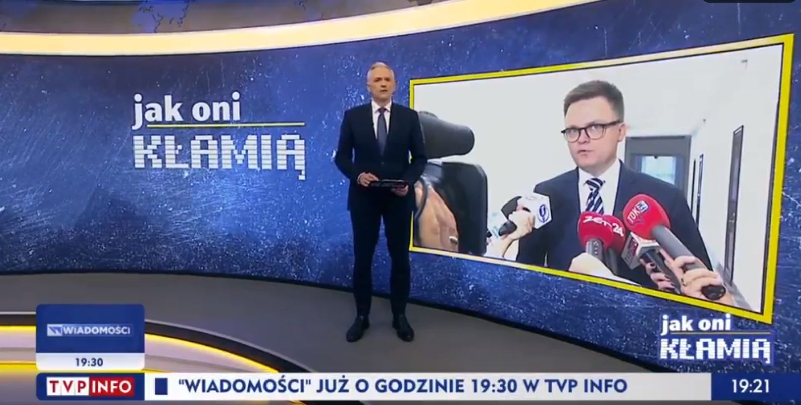Absurdalny materiał w TVP. Co mają wspólnego Szymon Hołownia i sowa?
