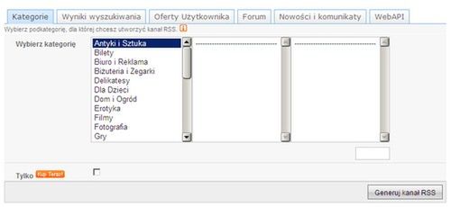 Generator RSS Allegro - łatwe śledzenie nowych ofert 2