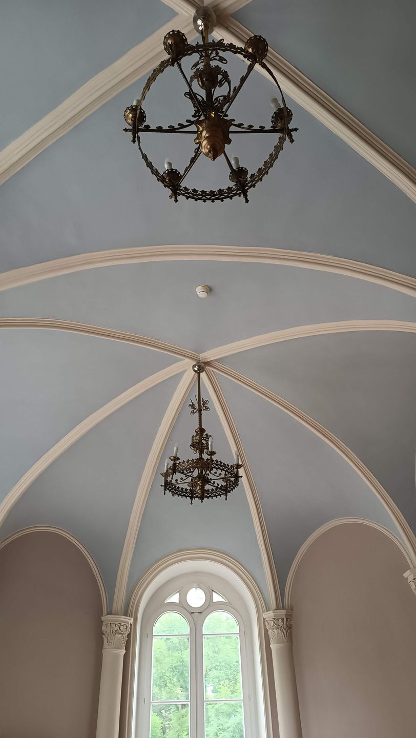 Wnętrze jednej z sal na zamku