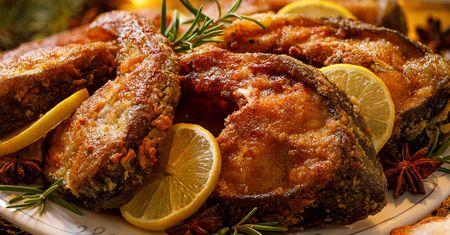 Łączę na patelni i smażę karpia. Razem sprawiają, że ryba ma wyjątkowy smak, a mięso jest delikatne i jędrne