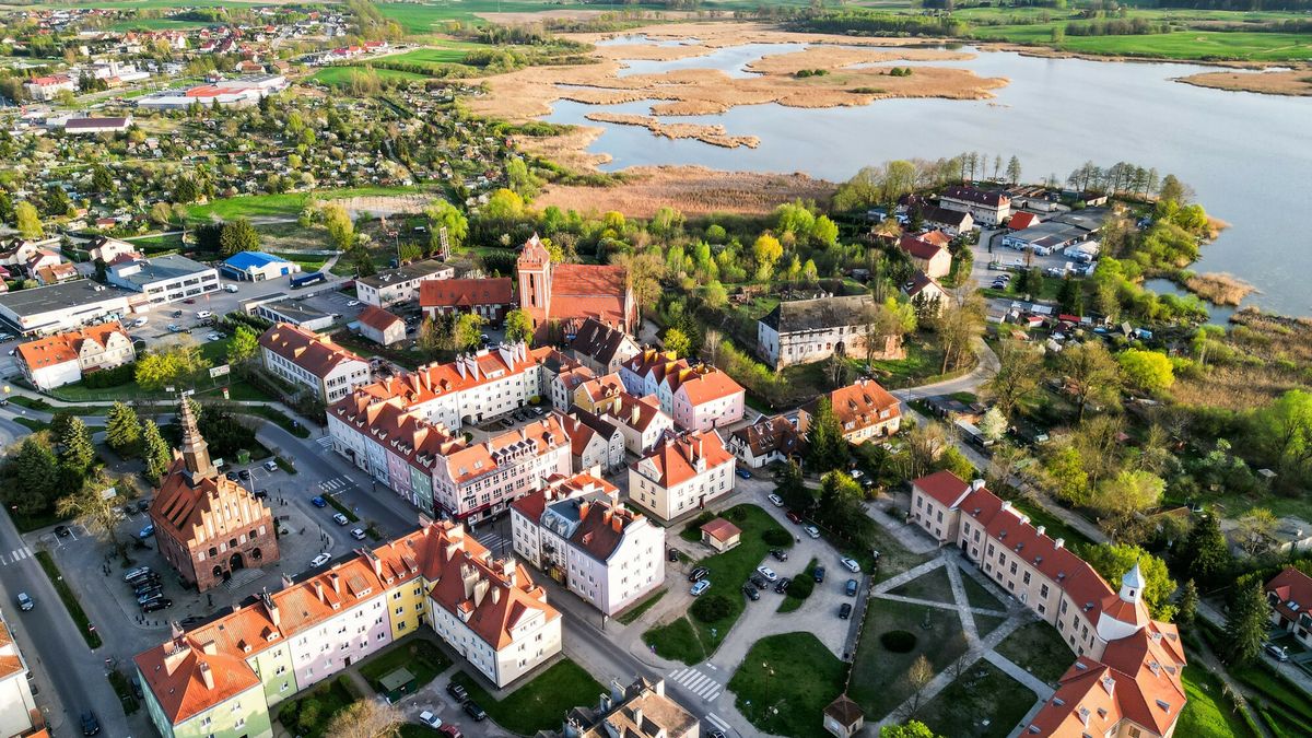 Panorama na Morąg, zdjęcie z 2025 roku