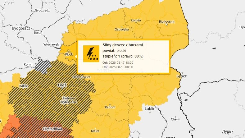 Ostrzeżenie meteo
