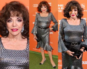 86-letnia Joan Collins olśniewa na imprezie w londyńskim teatrze