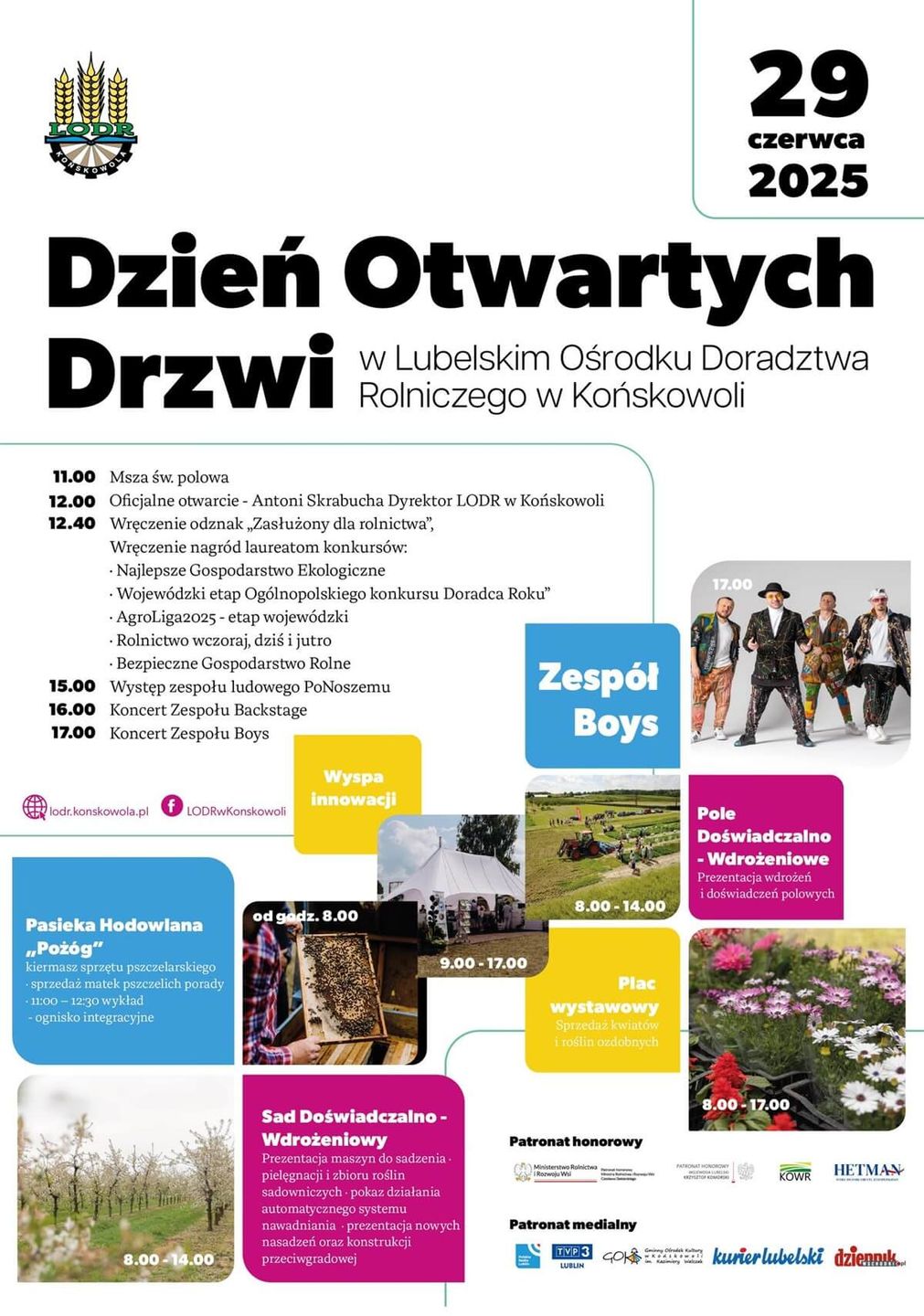 Dzień Otwartych Drzwi LORD w Końskowoli 2025 - plakat