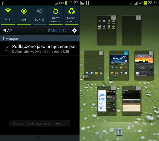 Galaxy S III - TouchWiz Nature UI