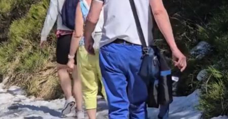 W takich butach poszła w góry. To mogło skończyć się tragicznie
