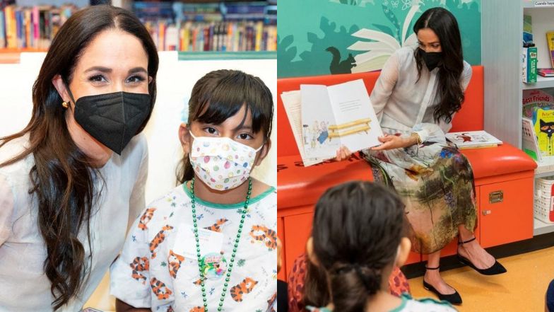 Meghan Markle visited the Children's Hospital in Los Angeles.